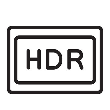 hdr line icon