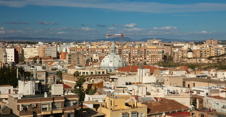 Fototapeta na wymiar city landscape- Cartagena in Spain