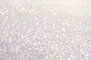 frosty background, winter texture, glitter on a white background