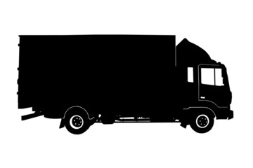 Truck silhouette