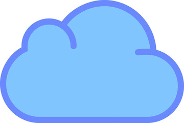 cloud icon vector illustration logo style