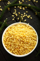 Delicious moong dal - Delicious Indian savory snack food.