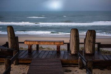 arrived from a big storm on the coast