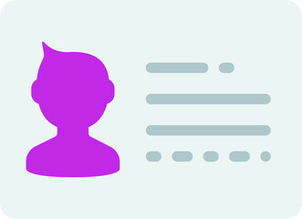 id-card-4 icon vector illustration logo style