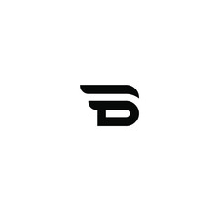 Fototapeta premium Simpli design for letter B logo