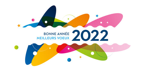 2022 couleurs bonne ann&eacute;e