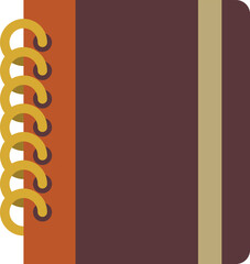 notebook icon vector illustration logo style