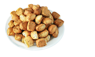 Poppy Christmas Cookies or kuciukai on a Plate