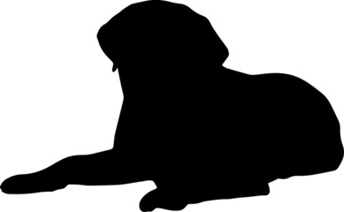 Labrador Retriever Silhouette SVG Labrador Retriever Dog