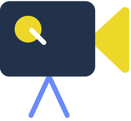 video-camera-1 icon vector illustration logo style