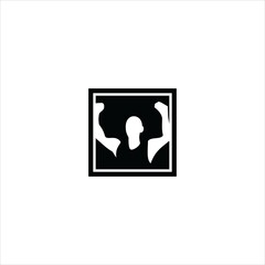 Fototapeta premium people logo vector template celebrating