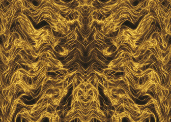 Golden Abstract  decorative paper texture  background  for  artwork  - Illustration