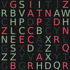 Abstract Geometric Pattern generative computational art illustration