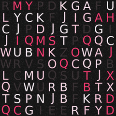 Abstract Geometric Pattern generative computational art illustration