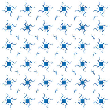 seamless pattern design with white background color
