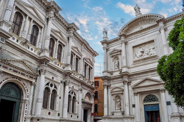 Fototapeta na wymiar Church of Saint Roch (Chiesa di San Rocco) in Venice, Italy