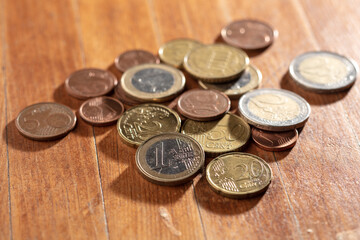 euro coins