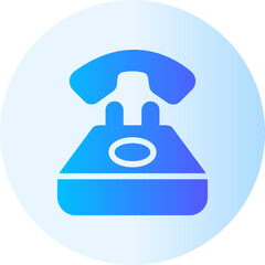 telephone gradient icon