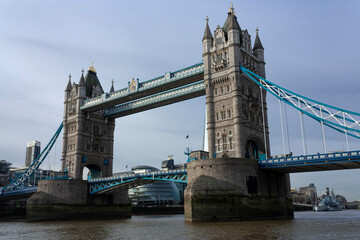 Fototapeta na wymiar A view of the Tower Bridge 