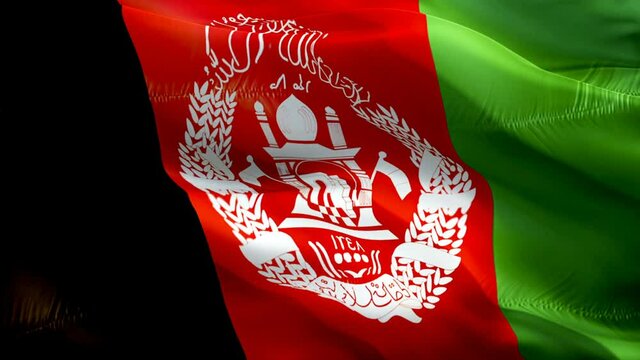 Afghanistan flag video. National 3d Afghan Flag Slow Motion video. Afghanistan tourism Flag Blowing Close Up. Afghan Flags Motion Loop HD resolution Background Closeup 1080p Full HD video flags waving