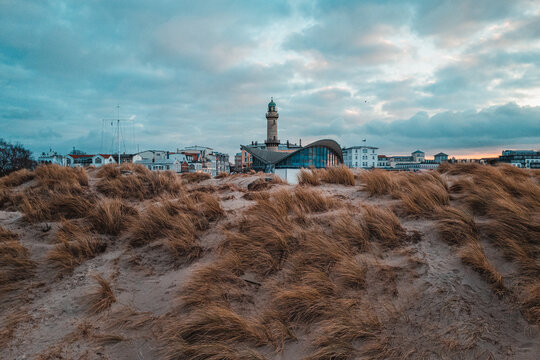 Teepott Warnem&uuml;nde im Herbst Winter
