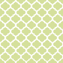 Light green seamless pattern with Moroccan tiles