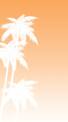Fototapeta na wymiar palm tree on a beach