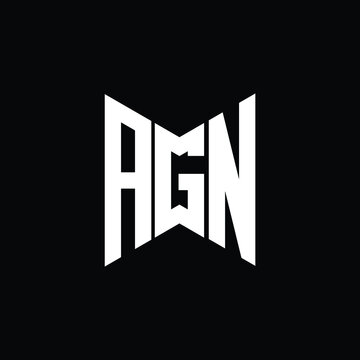 AGN letter logo creative design. AGN unique design
