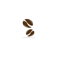 coffee bean icon vector