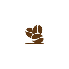coffee bean icon vector