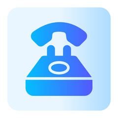 telephone gradient icon