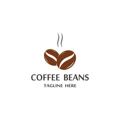 coffee bean icon vector
