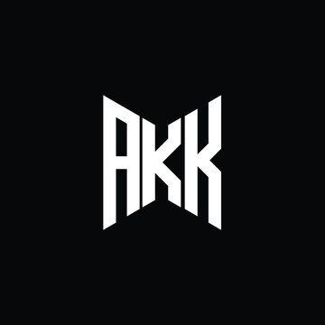 AKK letter logo creative design. AKK unique design
