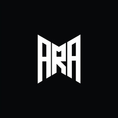 ARA letter logo creative design. ARA unique design  © MdAminul