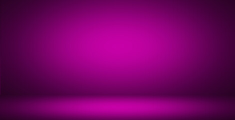 Abstract dark purple gradient space background illustration. purple room background wallpaper.