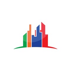 Fototapeta premium Modern City skyline