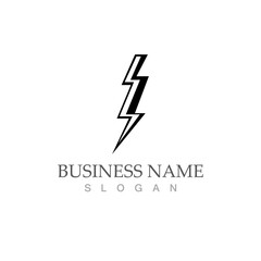 flash thunderbolt logo template