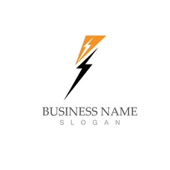 flash thunderbolt logo template