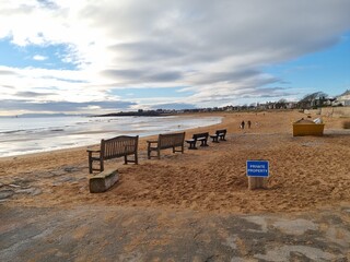 Elie Beach Season Ends, Peaceful
