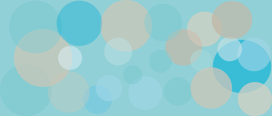 Blue background with circles of different diameters with a transparency texture, aqua in the template for the cover. Turquoise pattern for web screensaver.