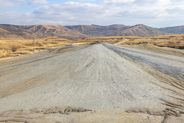 Mud Volcanoes (Vulcanii Noroiosi in romanian) National Reservation in Romania, Buzau county, Paclele Mici
