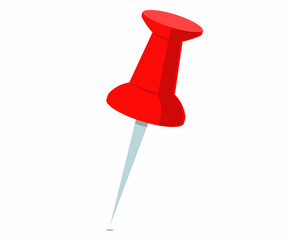 red push pin