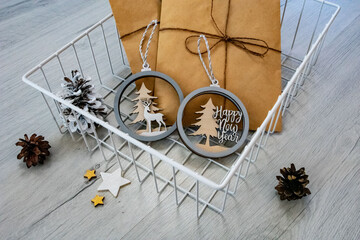 Christmas tree toys New Year
