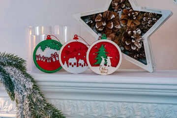 Christmas tree toys New Year
