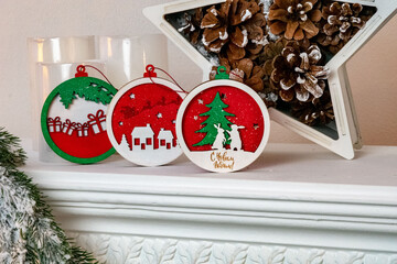 Christmas tree toys New Year
