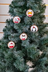 Christmas tree toys New Year
