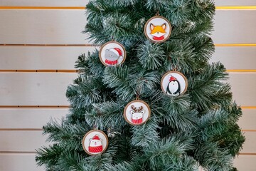 Christmas tree toys New Year
