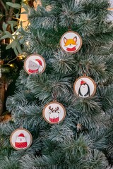 Christmas tree toys New Year
