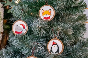 Christmas tree toys New Year
