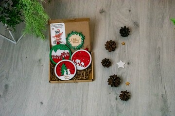 Christmas tree toys New Year
